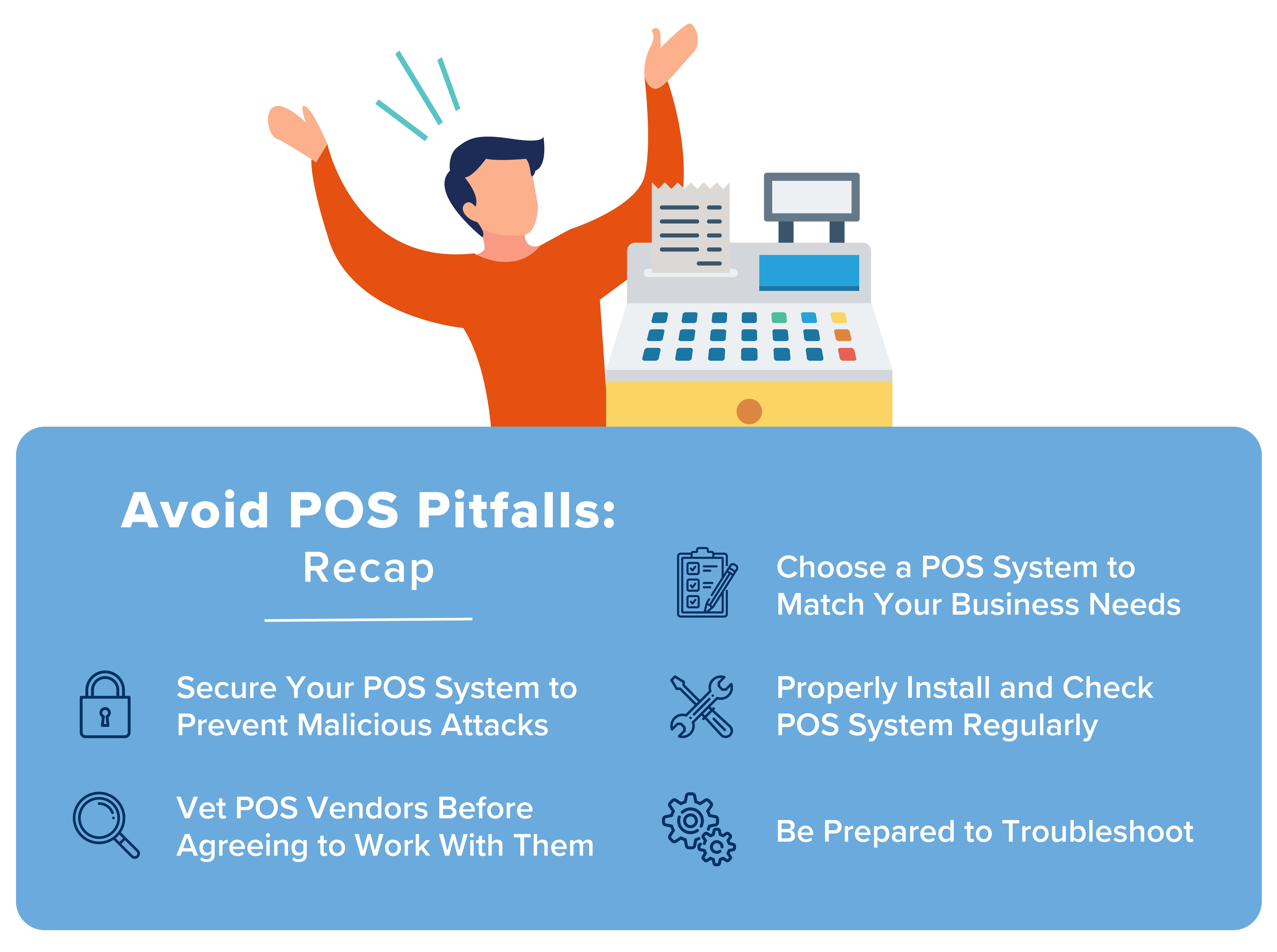 Graphic giving a recap of common pitfalls that can be avoided with secure remote access