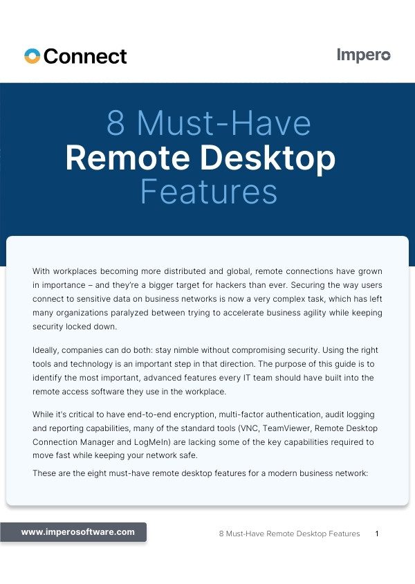 Paper - 8 Must-Have Remote Desktop