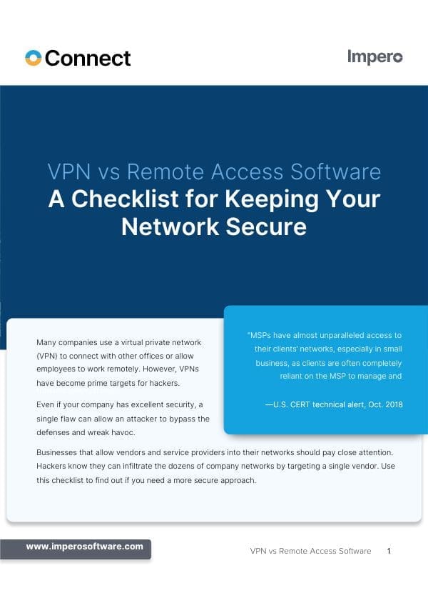 VPN vs remote access paper cover VPN vs remote access paper cover
