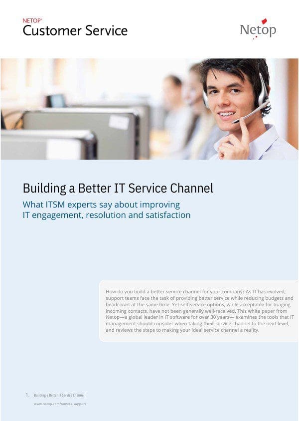 Building a Better IT Service Channel Cover