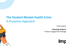 The Student Mental Health Crisis - A Proactive Approach